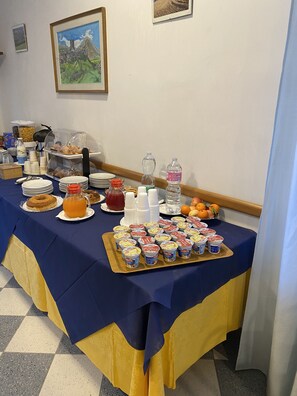 Petit déjeuner continental compris tous les jours