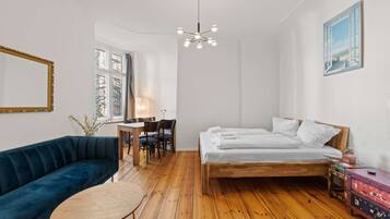 1 sovrum, strykjÀrn/strykbrÀda, wi-fi och sÀngklÀder