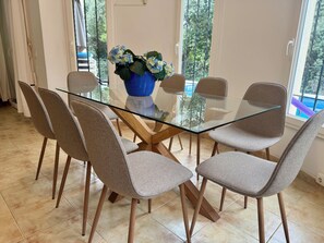 Dining - Villa SA RIERA 1 Km. to the beach! (Sa Riera)