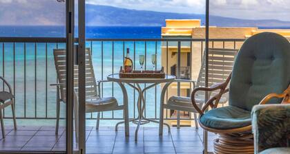 9th floor Expansive Ocean view spacious 1 bedroom condo, AC, walkable area