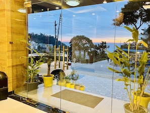 Interior entrance