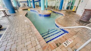 Indoor pool, a heated pool
