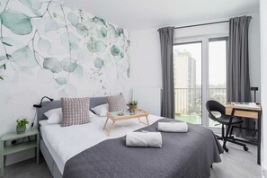 1 bedroom, iron/ironing board, WiFi, bed sheets - Świtezianka 2/63 | Fashionable Apartment | Parking (Kraków)