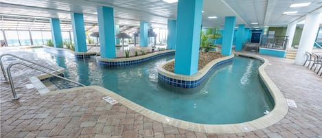 Indoor pool, a heated pool
