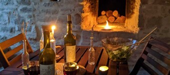 Restored Watermill with Rock Pool and Waterfall