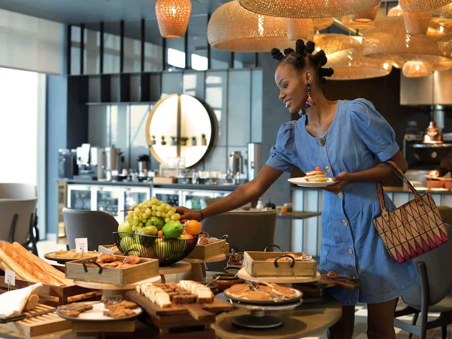 Daily buffet breakfast (CDF 87000 per person)