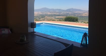 Beautiful Rustic Villa with Private Pool overlooking Spectacular Mountain Views