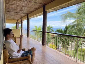 Deluxe Triple Room, 1 Bedroom, Sea View, Beachside | Hypo-allergenic bedding, pillowtop beds, free WiFi - azure camotes resort hotel (San Francisco)