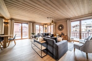 Living area - Cervino - Modern apartment in Courchevel Moriond (Courchevel)