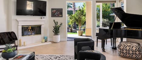 Smart TV, fireplace, offices