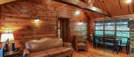 TV, fireplace, offices