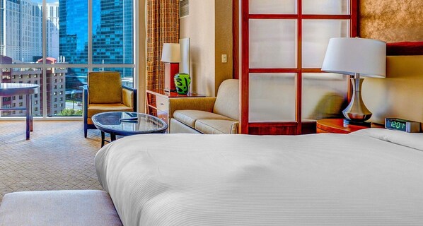 Desk, iron/ironing board, free WiFi, bed sheets - Luxury Studio | MGM Signature | Sleeps 4 | Strip View | No Resort Fee (LAS VEGAS)