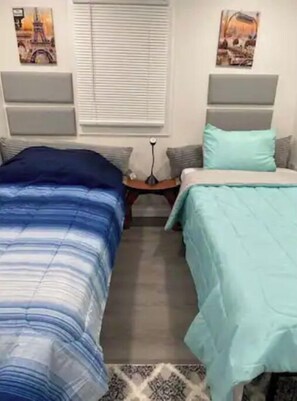 2 bedrooms, desk, iron/ironing board, free WiFi