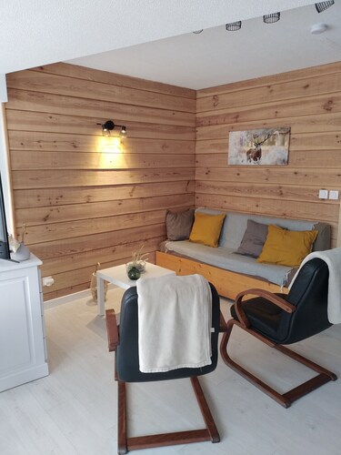 Cosy starry ground floor serre chevalier 5 Pers+jardinet