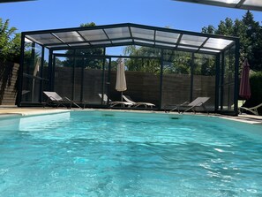 Indoor pool, outdoor pool