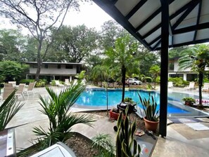 Outdoor pool - Casa Dorado 3 bedroom Beach house located a the end of the road in Mal Pais (Puntarenas Province)