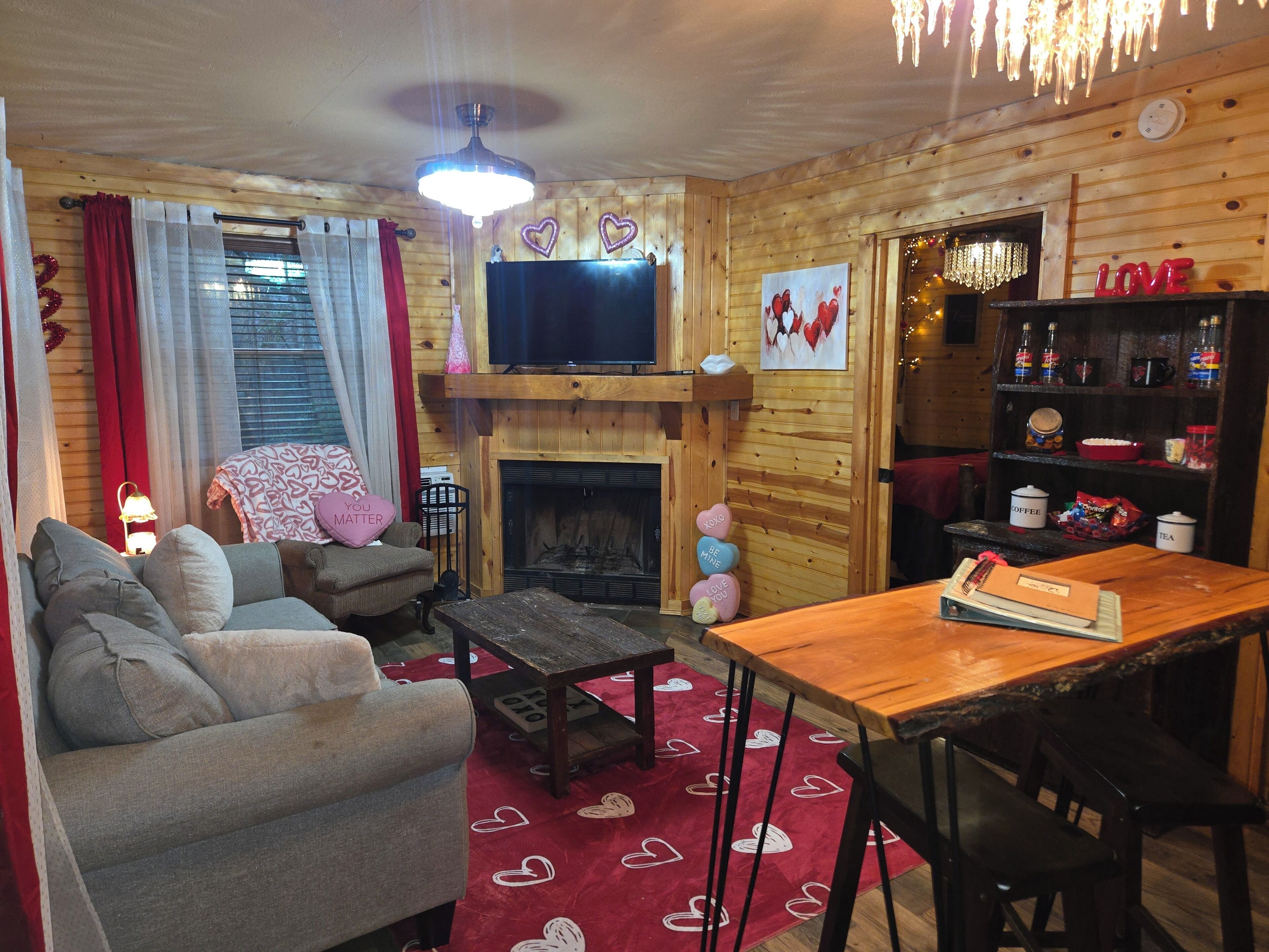 Smart-tv, pejs, dvd-afspiller, bøger