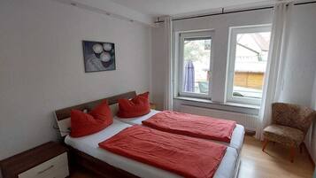 1 chambre, fer et planche Ă repasser, Wi-Fi, draps fournis