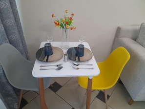 Apartment, 1 Queen Bed | Dining - Cozy 1-bed Apartment in MSA Shanzu With Pool (Mombasa)