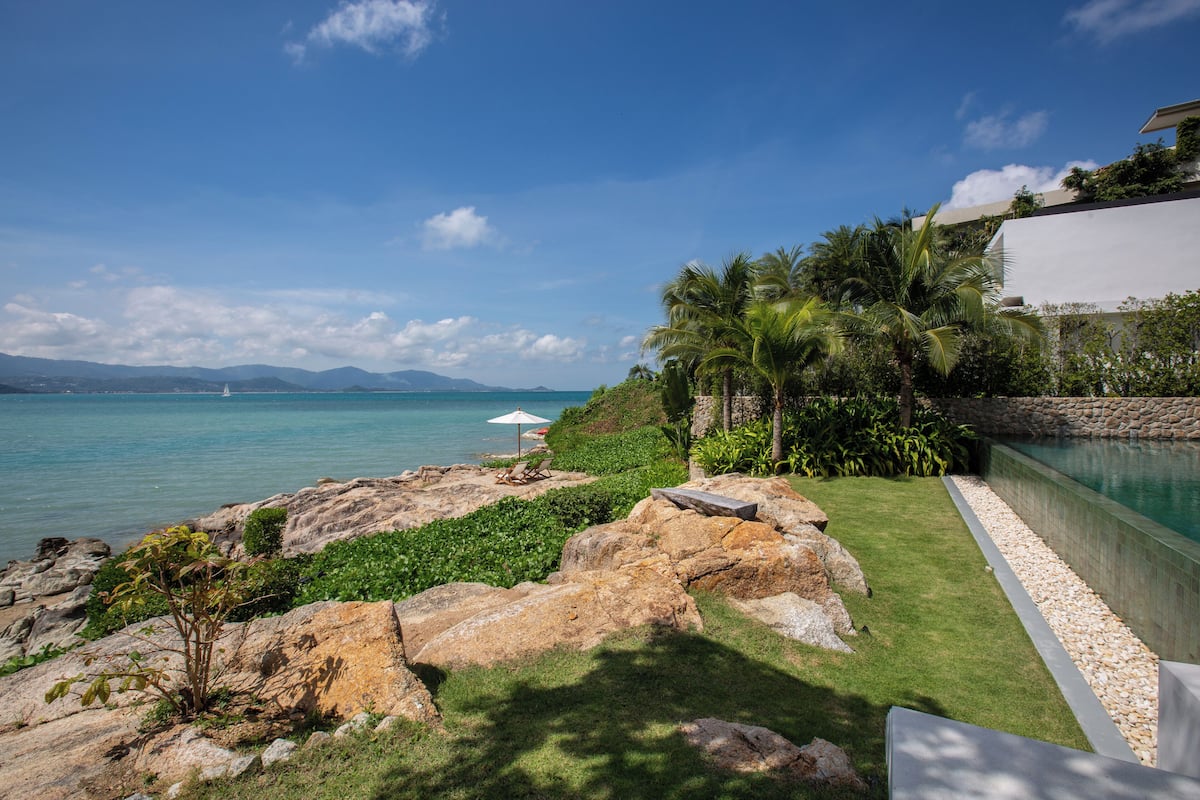 Three-bedroom Beachfront - Villa Syrah | Beach/ocean view