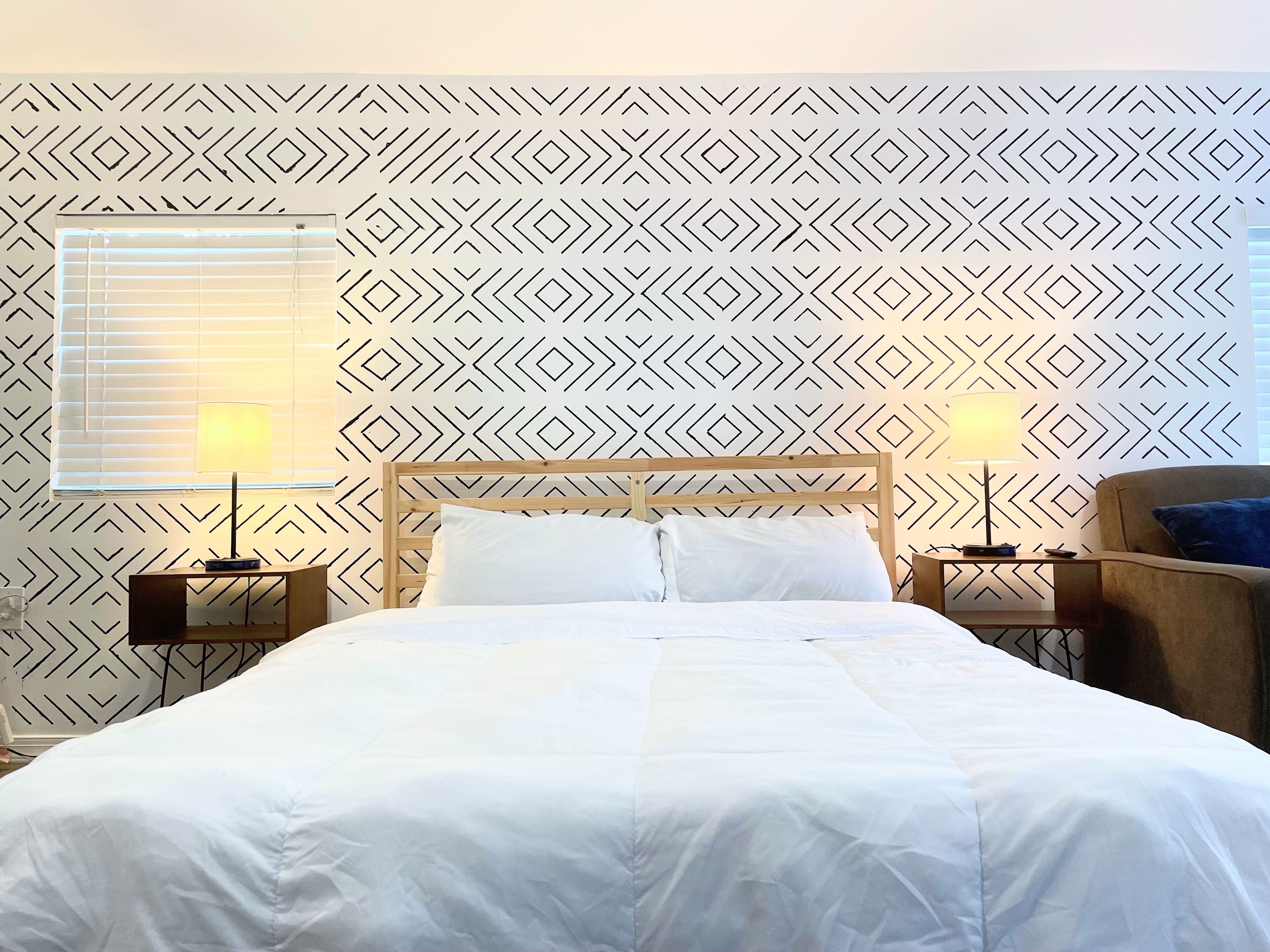 1 室のベッドルーム、アイロン / アイロン台、WiFi (無料)、ベッドシーツ