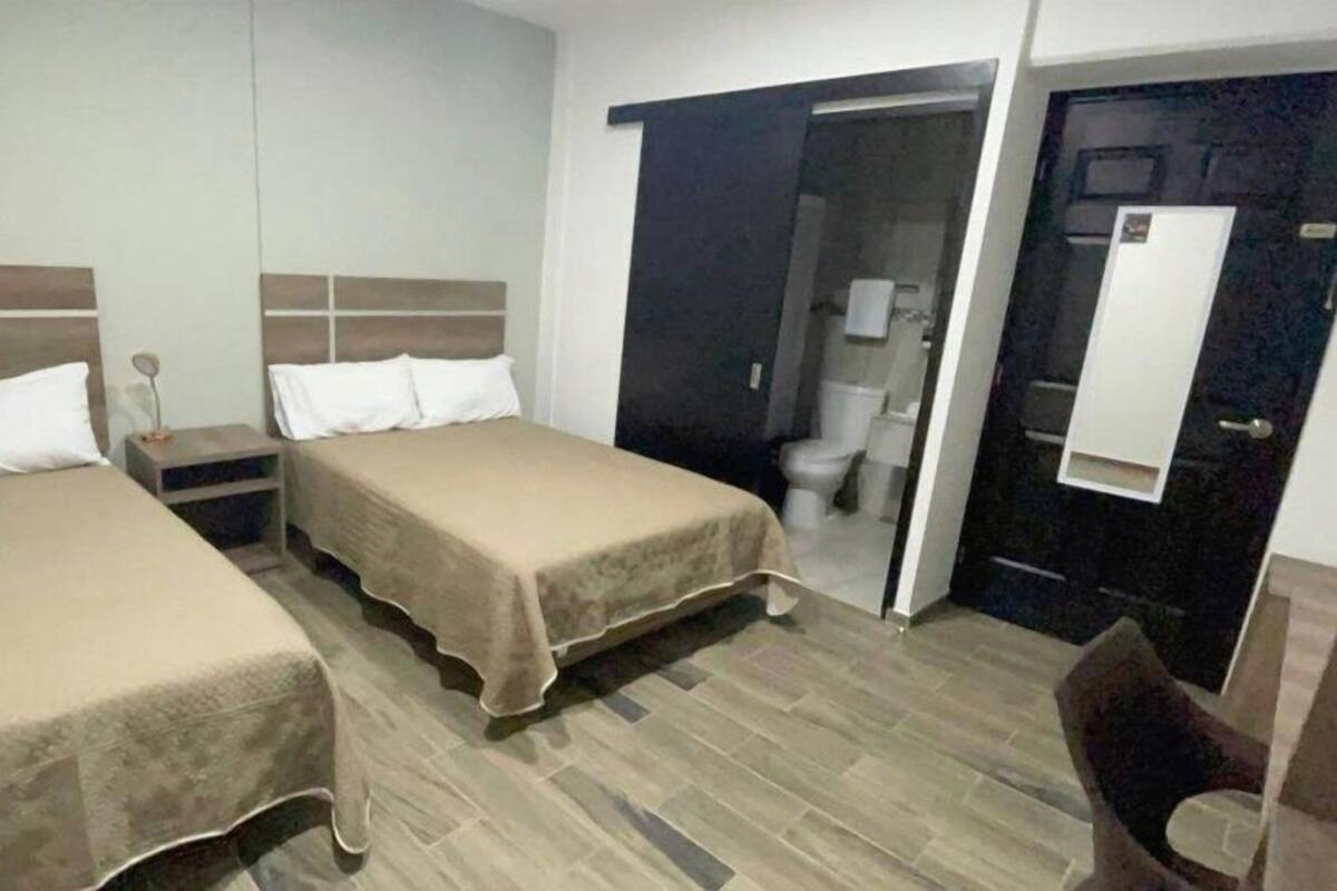 In-room safe, desk, iron/ironing board, WiFi (free)