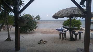 Sun loungers, beach towels
