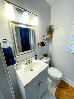 Hårtørrer, håndklæder, Toiletpapir