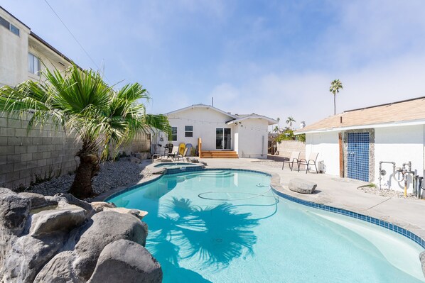 Outdoor pool, a heated pool - Beach House w/ Private Pool & Spa mins to beach! (San Diego)