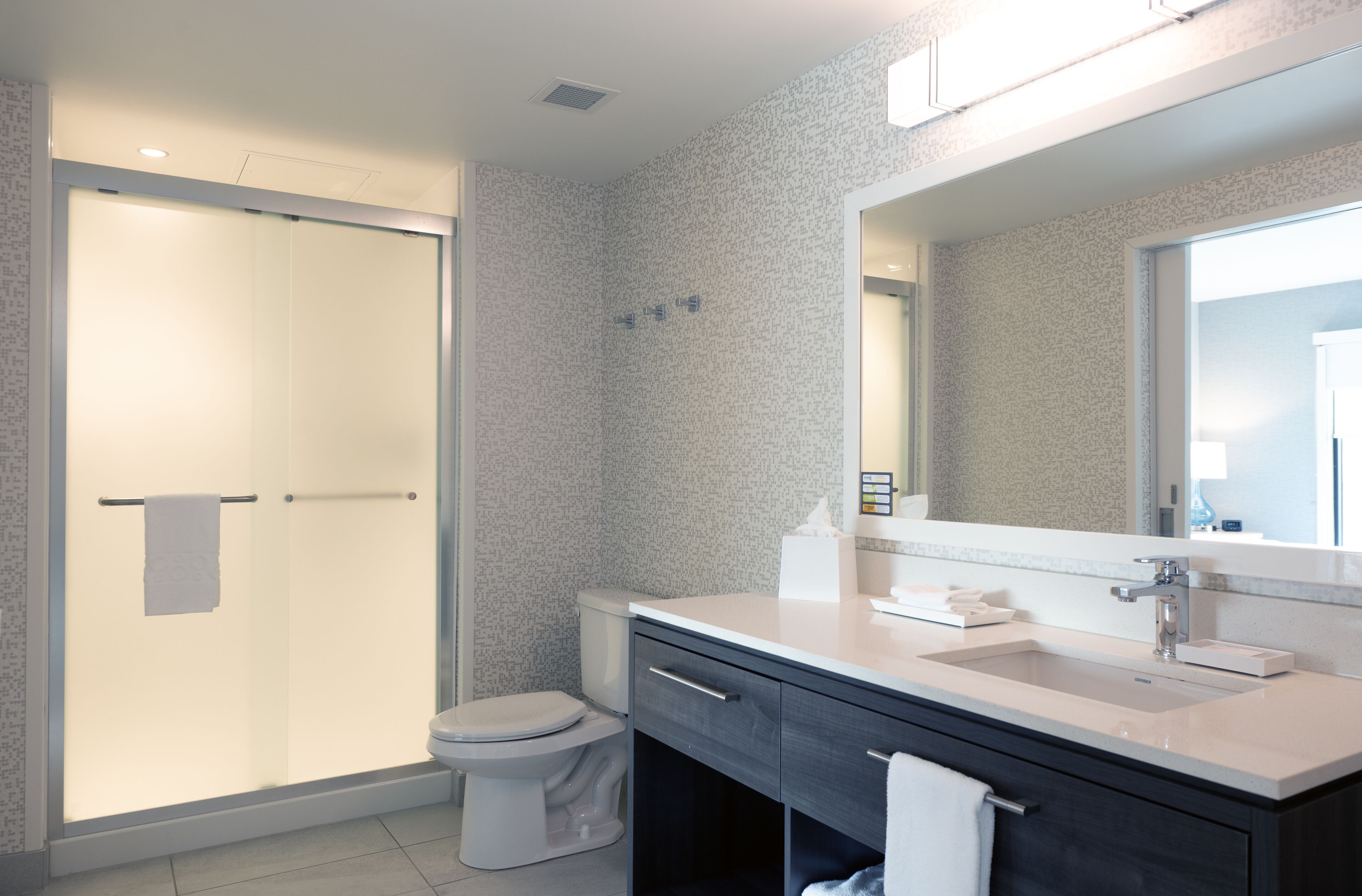suite, 1 bedroom | bathroom | rainfall showerhead, hair dryer, towels, soap