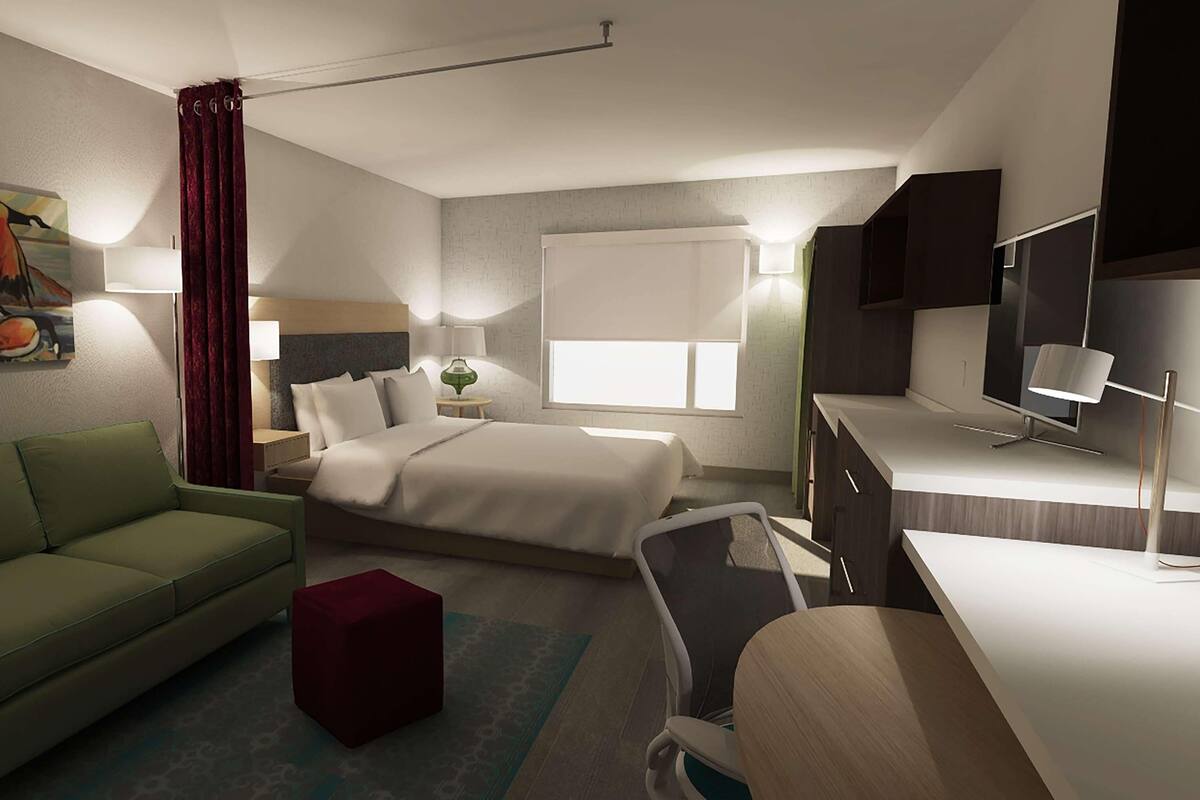 In-room safe, desk, laptop workspace, blackout curtains