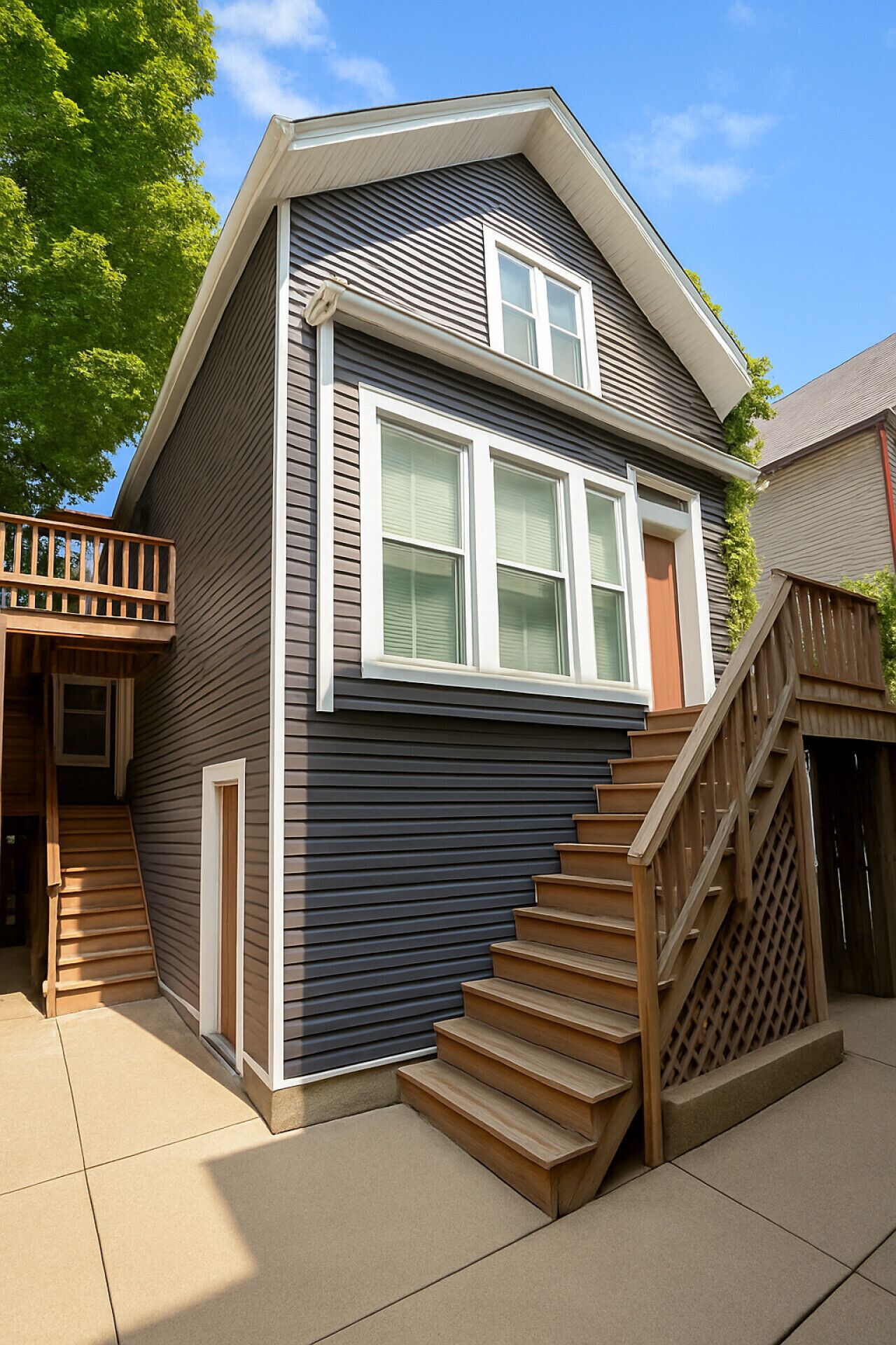 Front of Coach House (unit is on second floor)