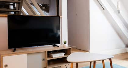 Rocher blanc duplex rue Carnot 5 min du lac ! I