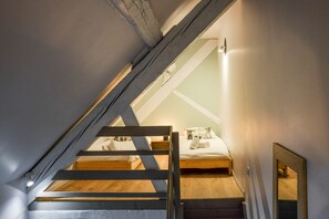 2 slaapkamers, een strijkplank/strijkijzer, gratis wifi, beddengoed