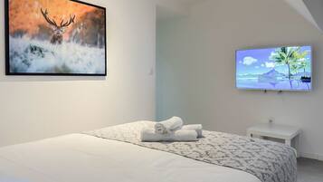 1 chambre, fer et planche à repasser, Wi-Fi gratuit, draps fournis