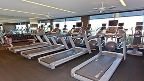 Fitness facility - Palms Place Fancy High Rise Suite Strip View 22-304 (Las Vegas)