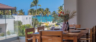 Spacious two-level beachfront penthouse in Punta Popy Beach - Las Terrenas