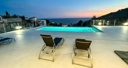 Villa avec vue sur la mer,piscine chauffée,jacuzzi