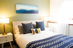 1 غرفة نوم وواي فاي مجانًا وملاءات أسرّة