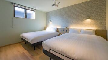 2 slaapkamers, een bureau, gratis wifi, beddengoed