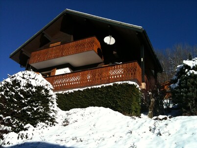 Châtel - Roitet : 3P apartment, quiet, breathtaking view in Chalet Lou P'nots 