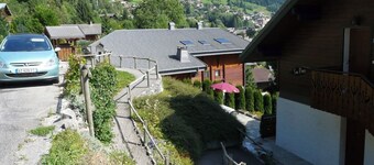 Châtel - Roitet : 3P apartment, quiet, breathtaking view in Chalet Lou P'nots