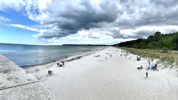 Aan het strand