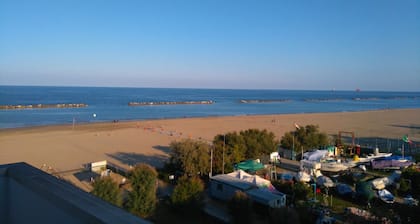 NEREIDS: PANORAMIC VIEW of SEA and BEACH from the 5th floor.