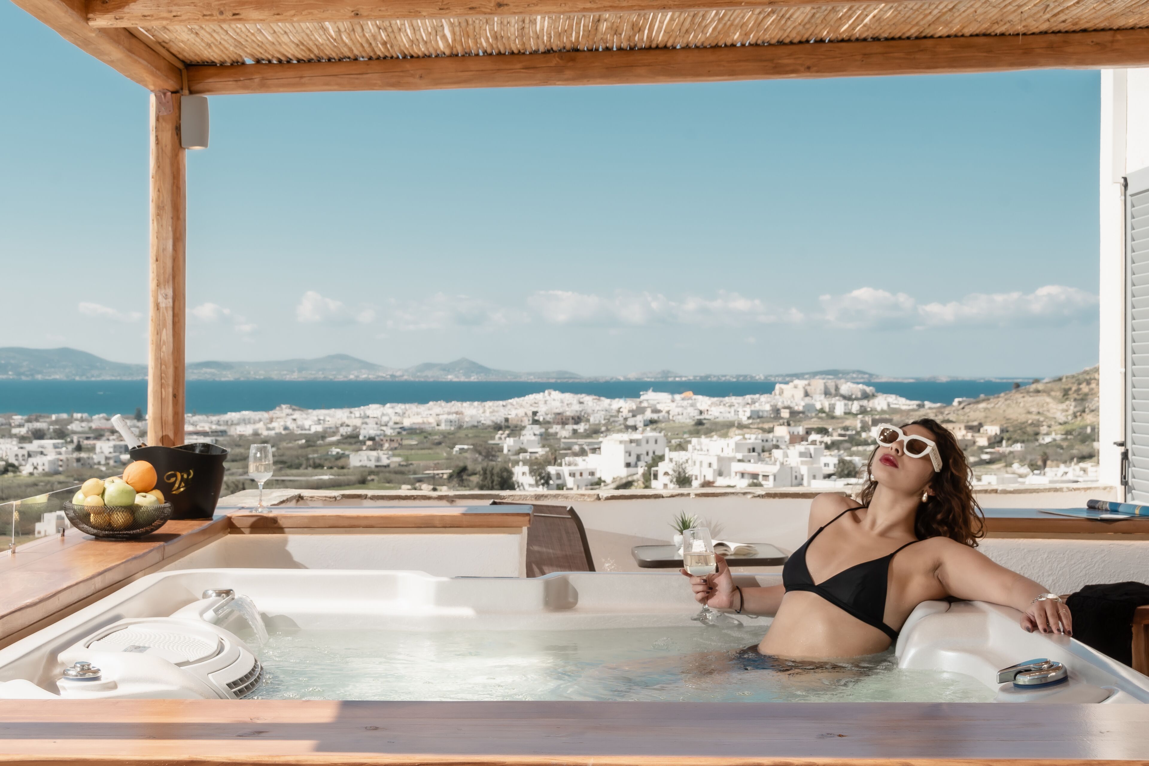 Baignoire à remous extérieure