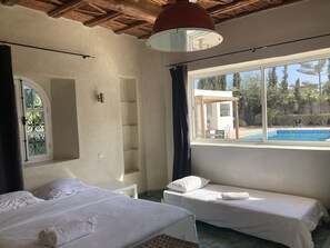 4 chambres, draps fournis