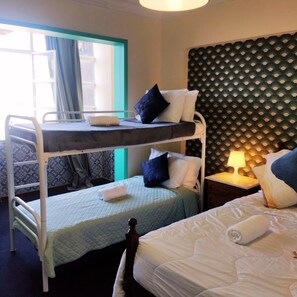 Quadruple Room | Individually decorated, free WiFi, bed sheets