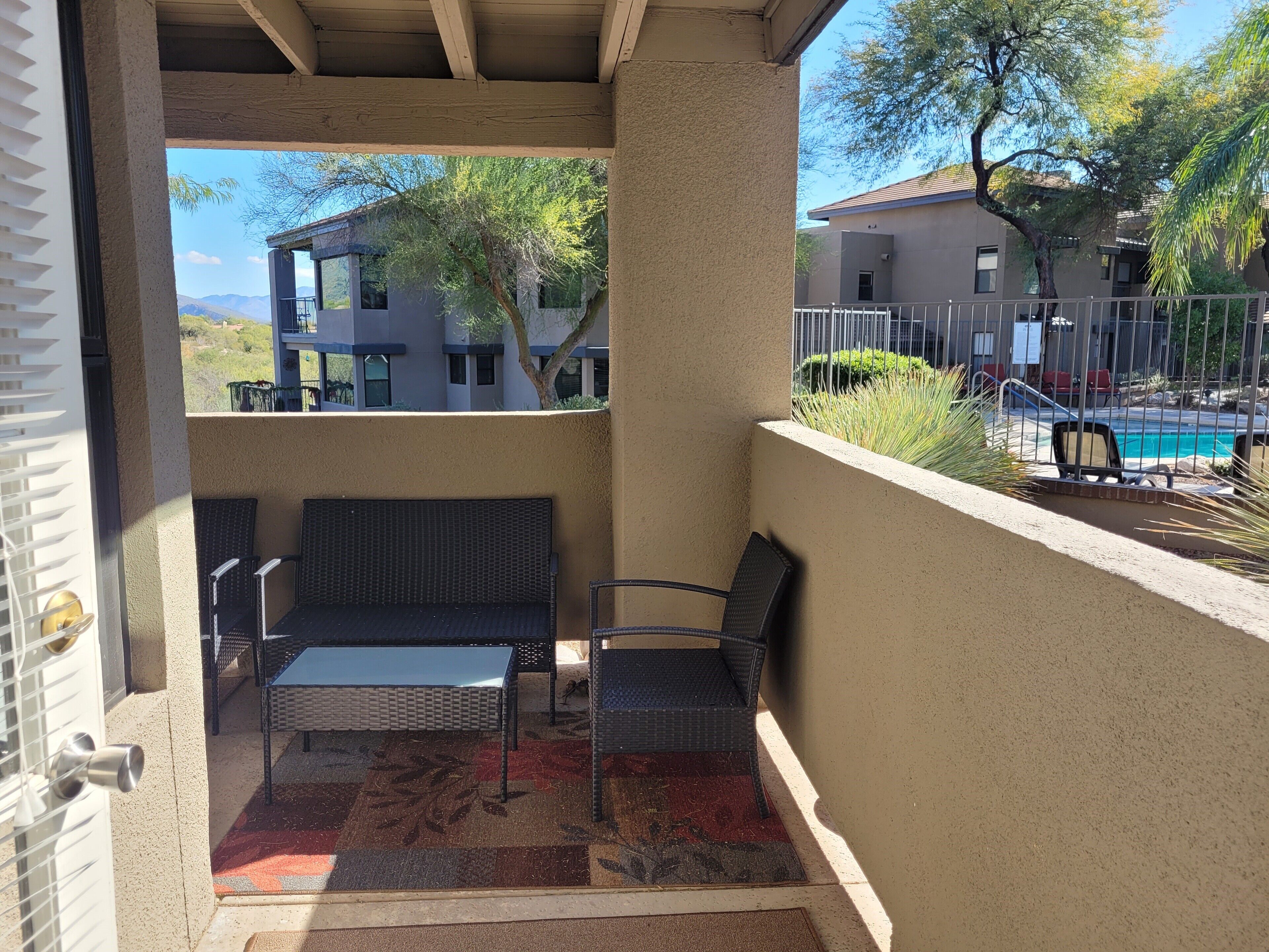 Newly Furnished Spacious Split Floor Plan with Pool and Mountain views
