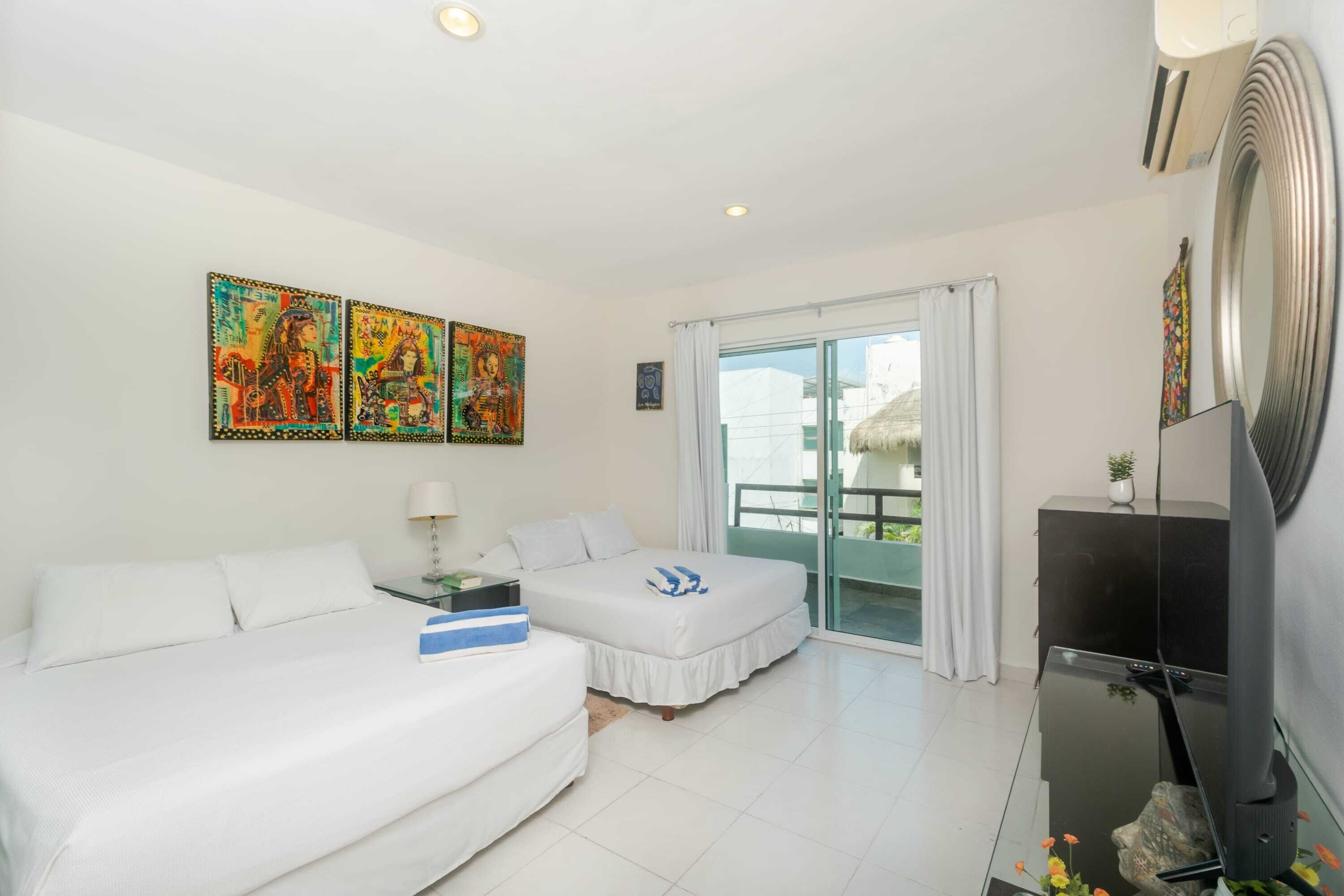 2 chambres, fer et planche à repasser, lit parapluie, Wi-Fi gratuit