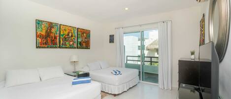 2 sovrum, strykjärn/strykbräda, resesäng och gratis wi-fi